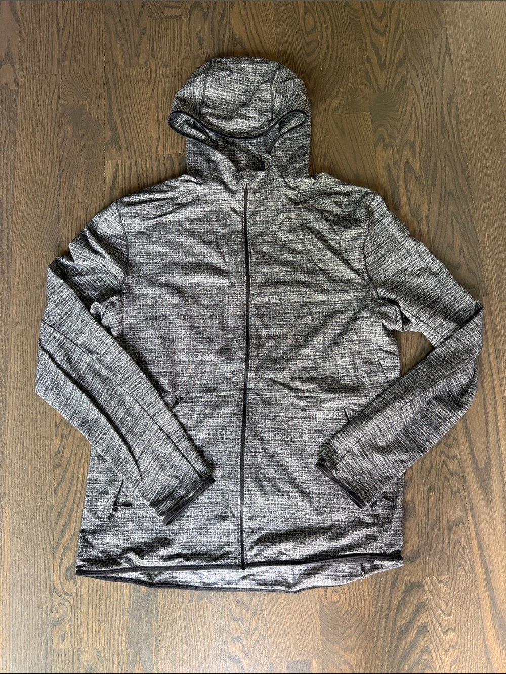 Lululemon Mens Gray Hooded Zip Up (L)
